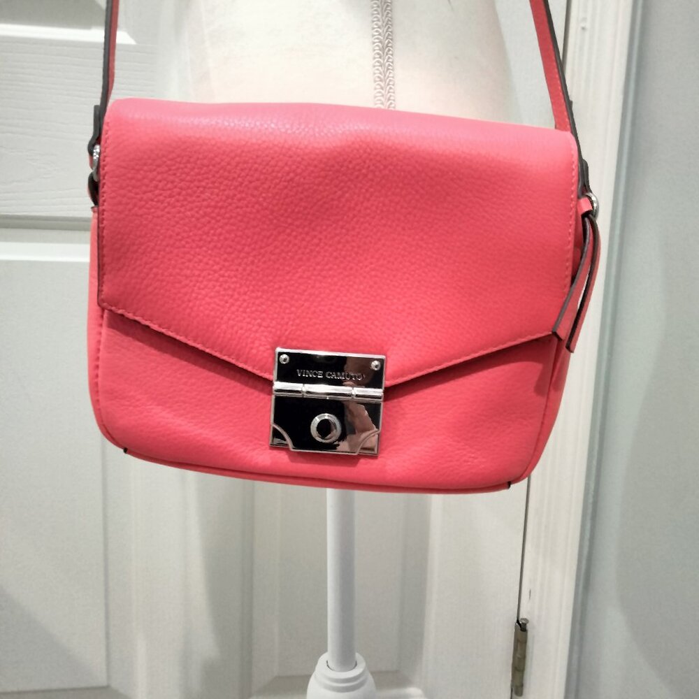 Vince Camuto Shoulder/Crossbody Bag, Electric Pink, NWOT